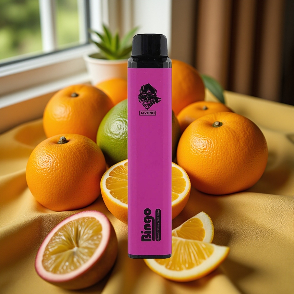 Aivono Aim Bingo 4000 Puffs 10mL Оранжева Страст Плод Гуава