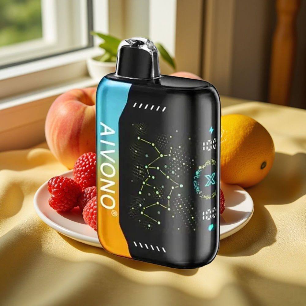 Aivono Aim Boom 25000 Puffs 28ml Raspberry Peach Lime