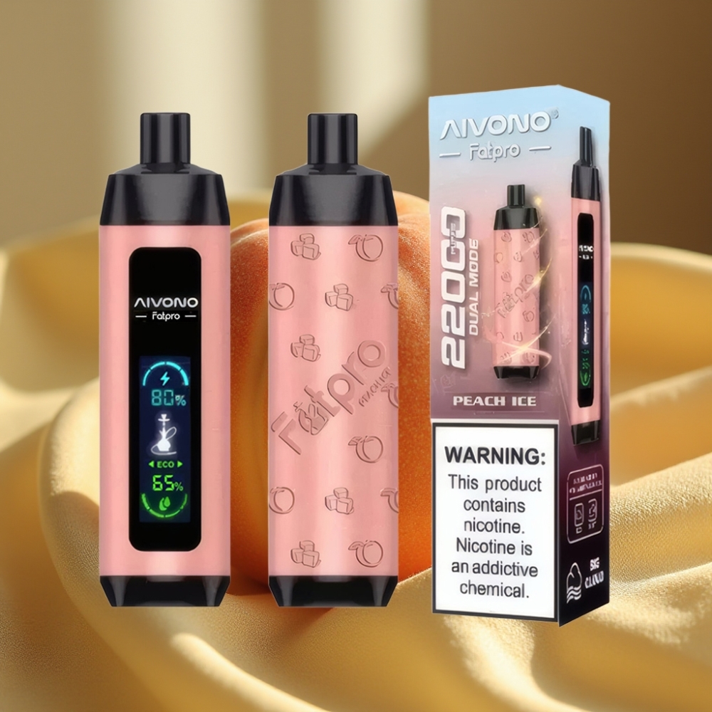 Aivono Aim Fatpro 22000 Puffs 28ml Peach Ice Aivono AIM FATPRO 22000 Puffs 600mah