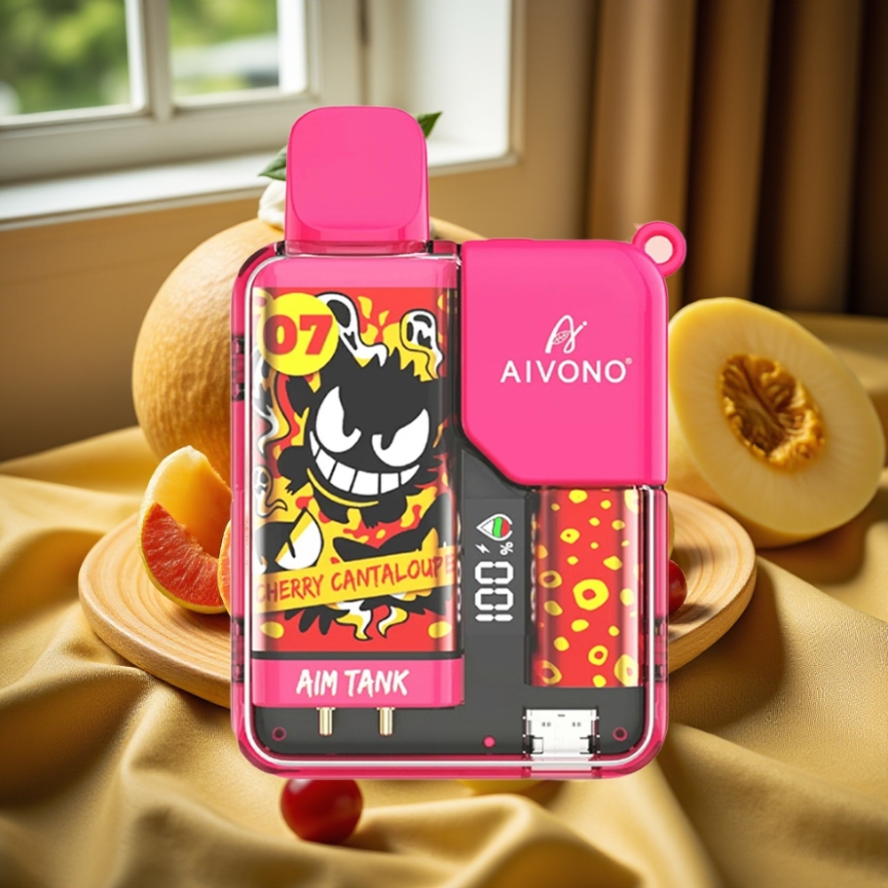 Aivono AIM-TANK 9500 Пуфове 18мл Череша Канталупа