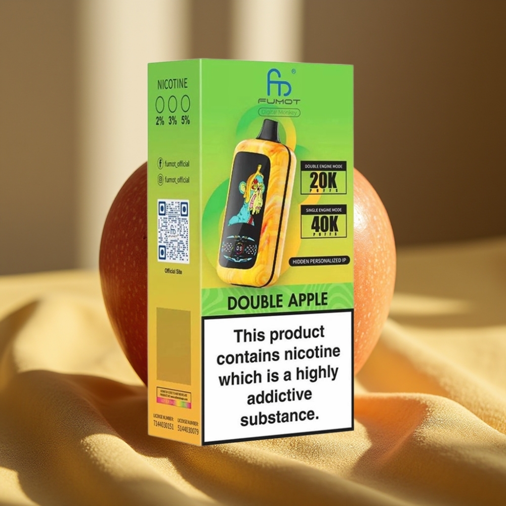 Fumot Digital Monkey 40000 Puffs Dual Mesh Double Apple