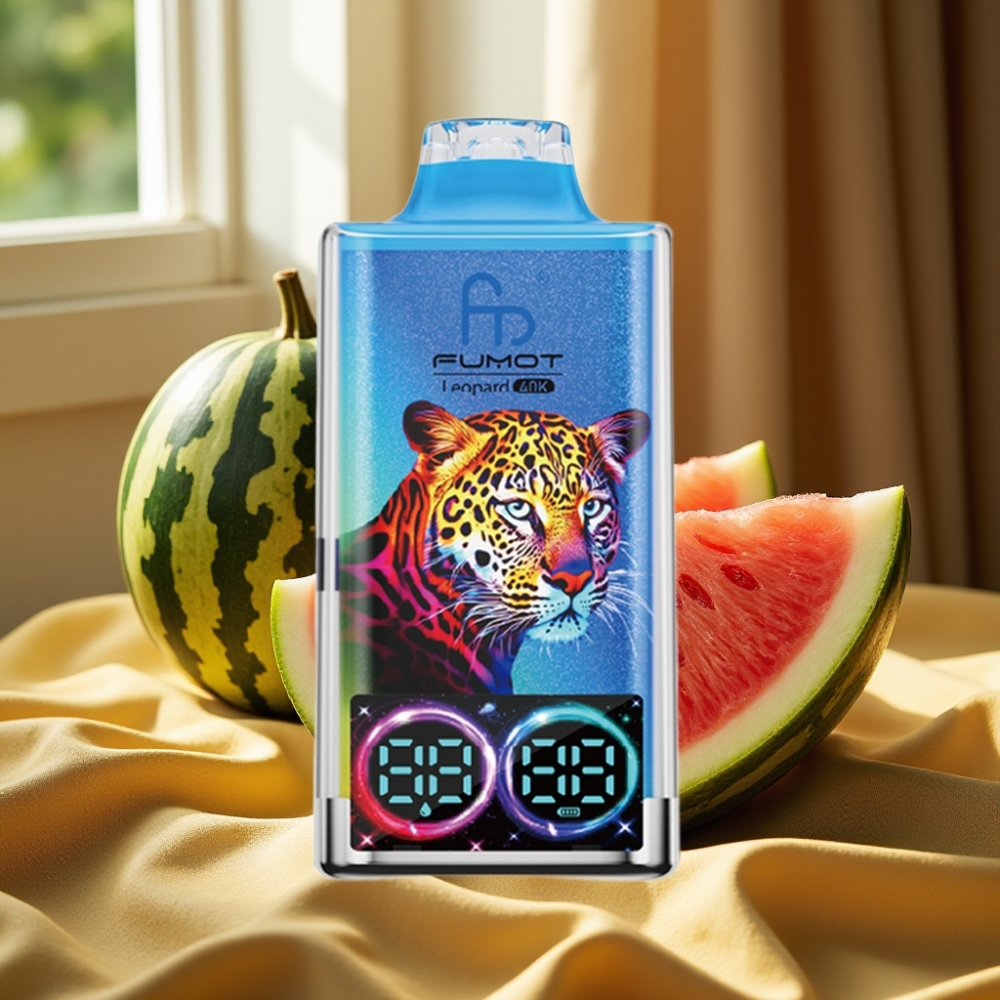 Fumot Leopard 40000 Puffs Dual Mesh Watermelon Bubblegum 5% Nicotine