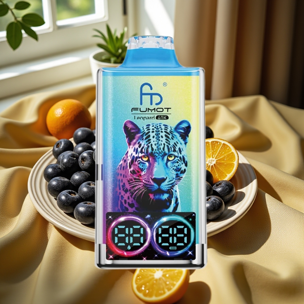 Fumot Leopard 40K Puffs Тип-C Черен Дракон Лед