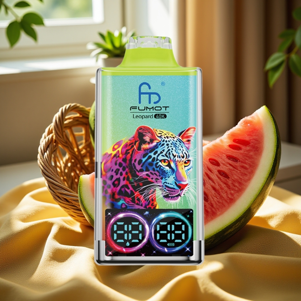 Fumot Leopard 40K Puffs Disposable Vape Dual Mesh Диня Лед