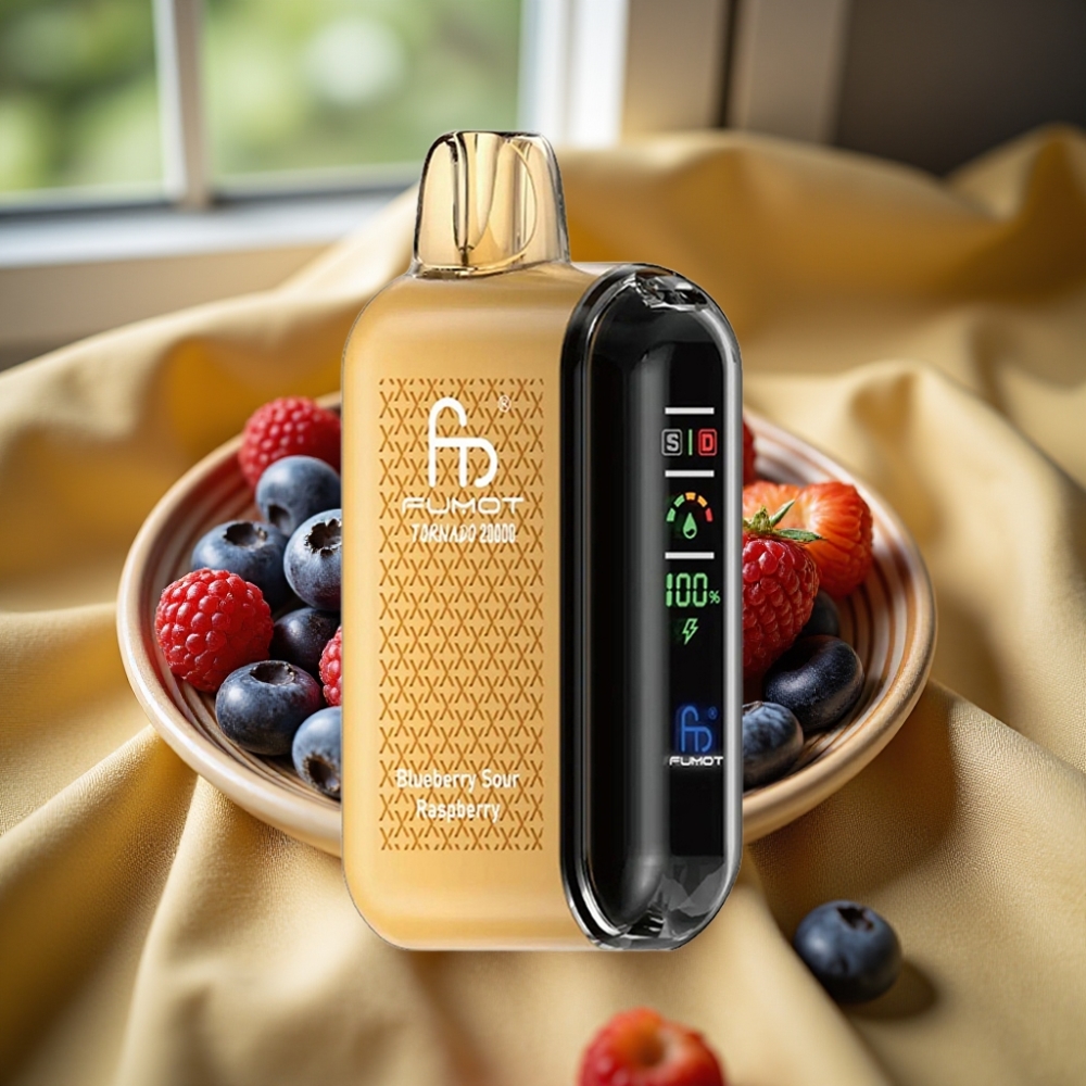 Fumot Tornado 20000 Puffs Dual Mesh Blueberry Sour Raspberry