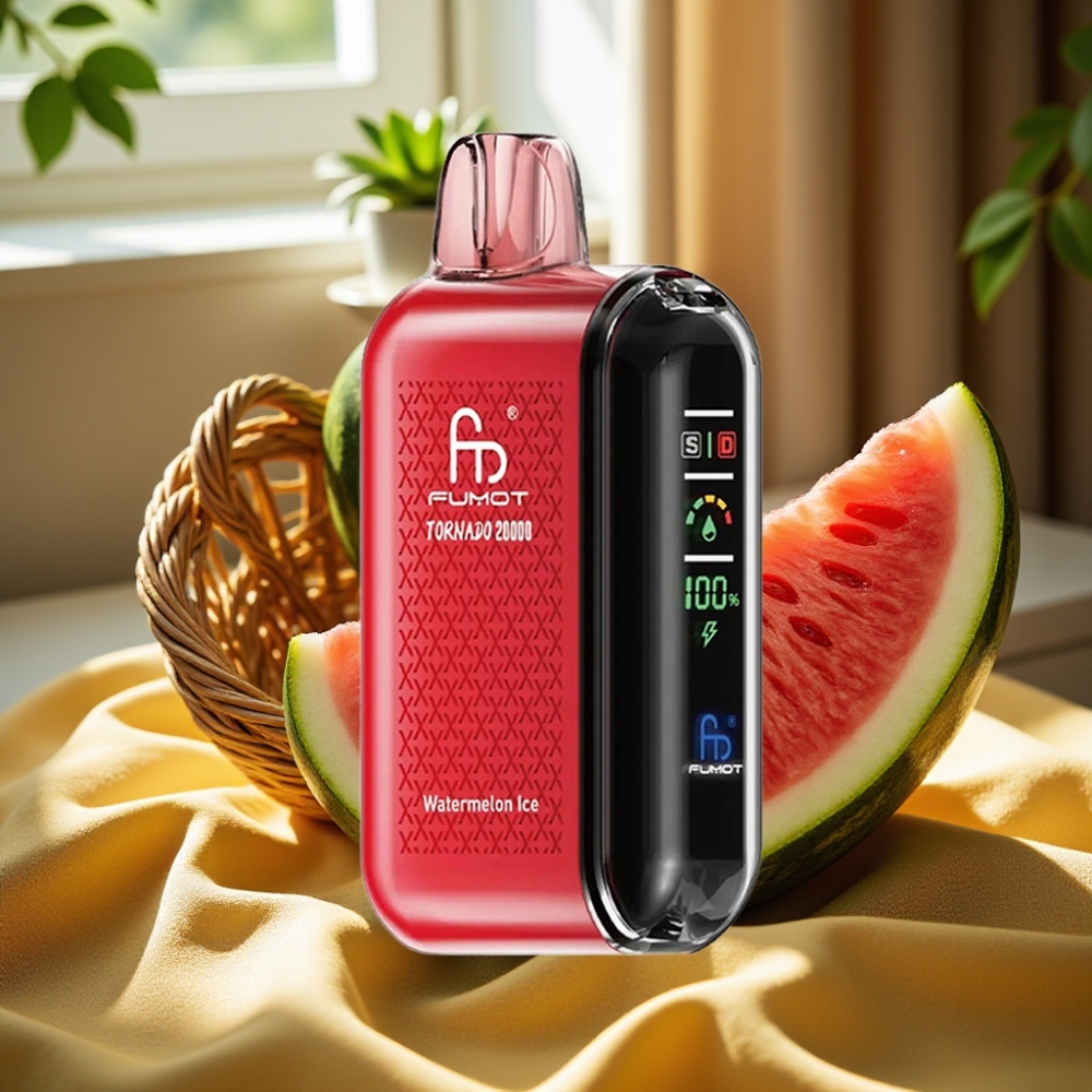 Fumot Tornado 20000 Puffs Dual Mesh Диня Лед