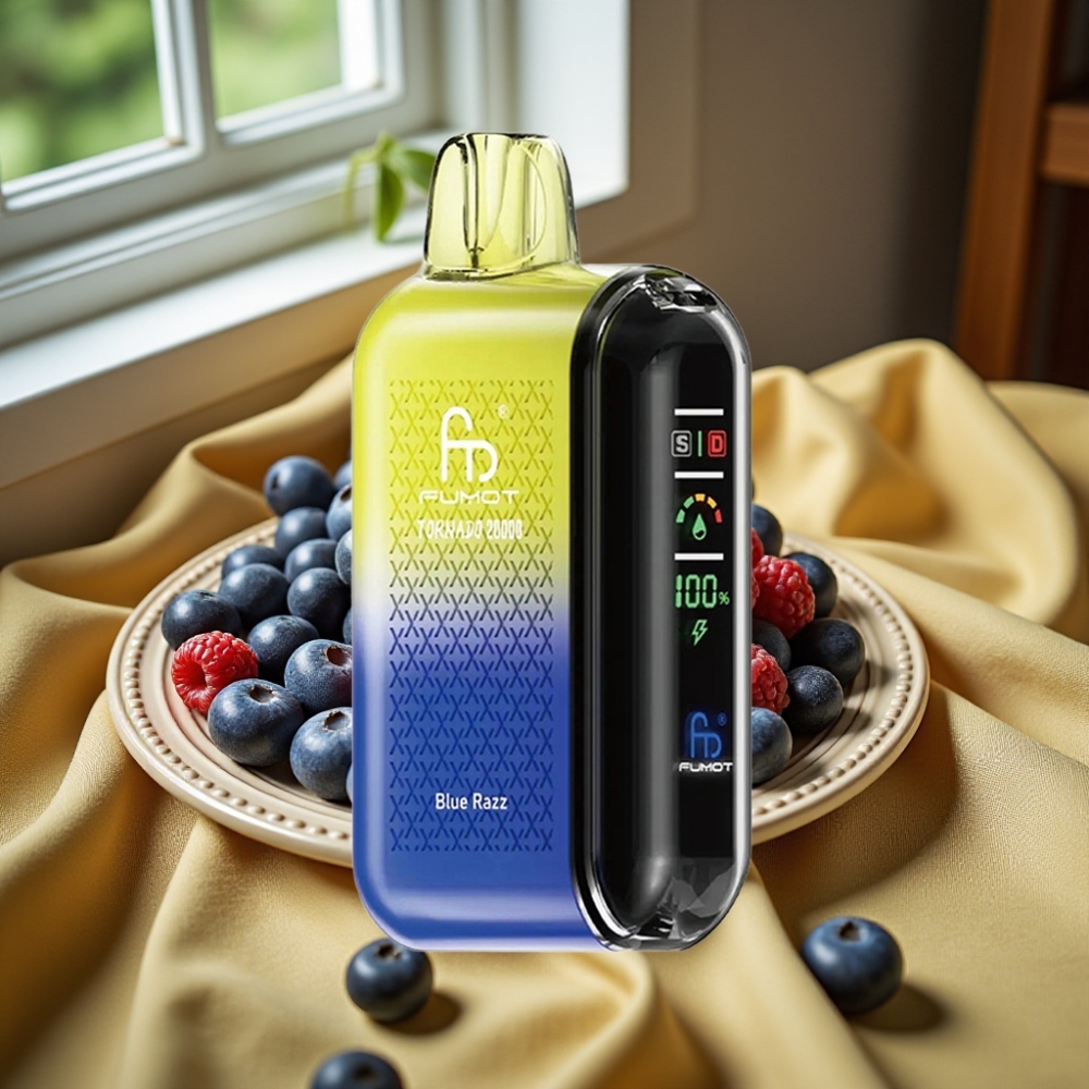 Fumot Tornado 20000 Puffs Dual Mesh Синьо Малина