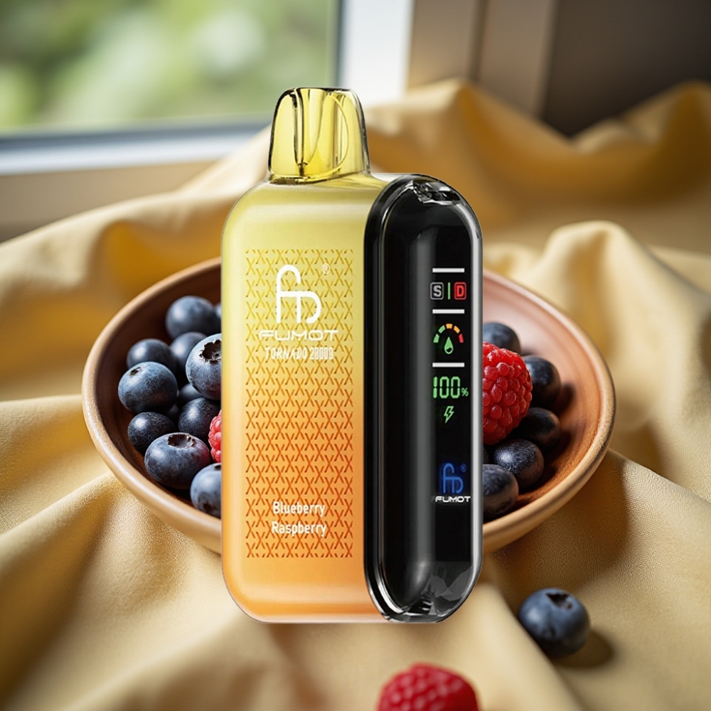 Fumot Tornado 20000 Puffs Dual Mesh Синя Ягода Малина