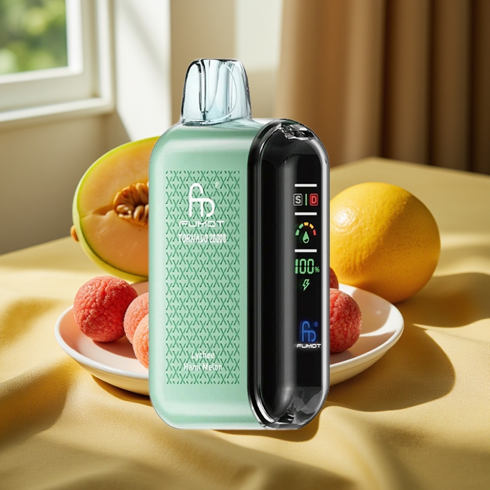 Fumot Tornado 20000 Puffs Dual Mesh Lychee Хами Дъня Disposable Vape