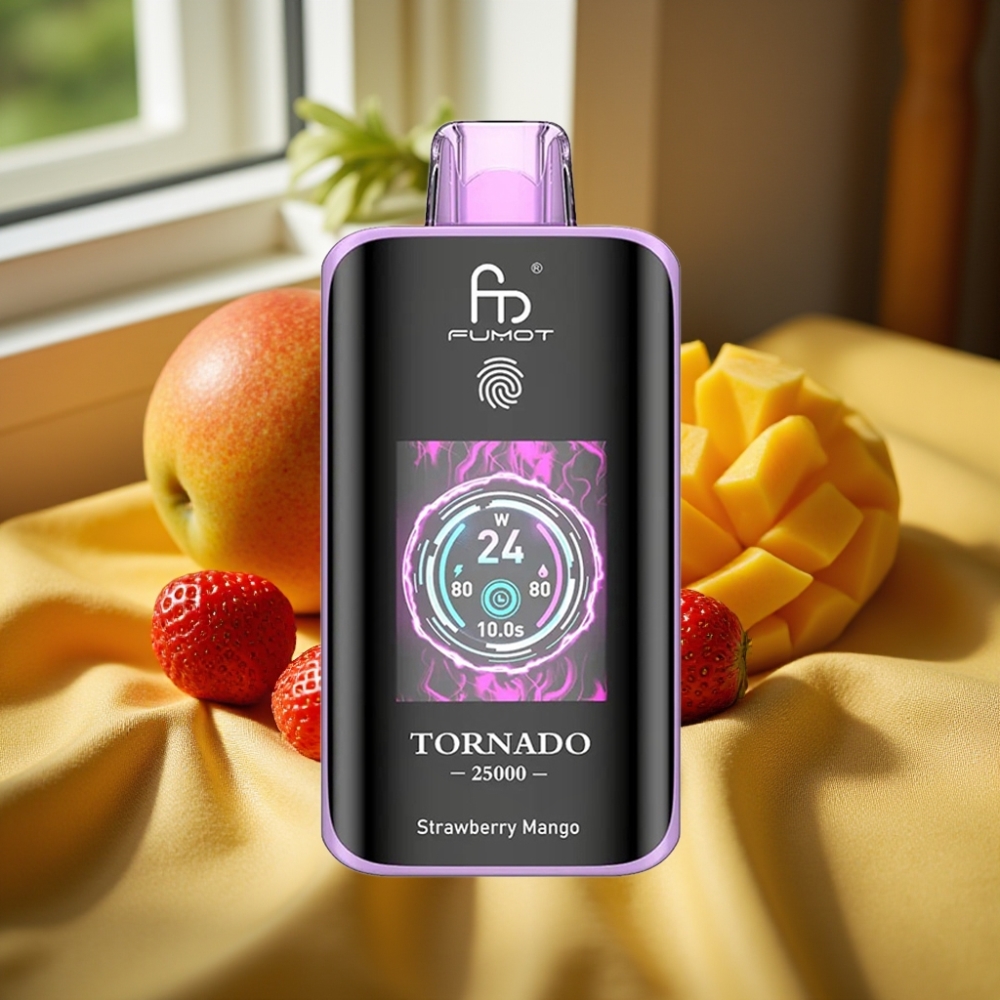 Fumot Tornado 25000 Puffs HD Screen Ягода Манго