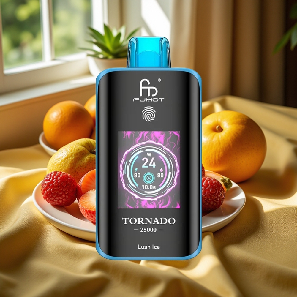 Fumot Tornado 25000 Puffs HD Screen Свеж Лед