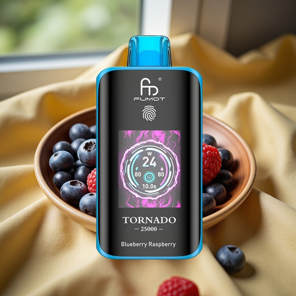 Fumot Tornado 25000 Puffs HD Screen Боровинка Малина