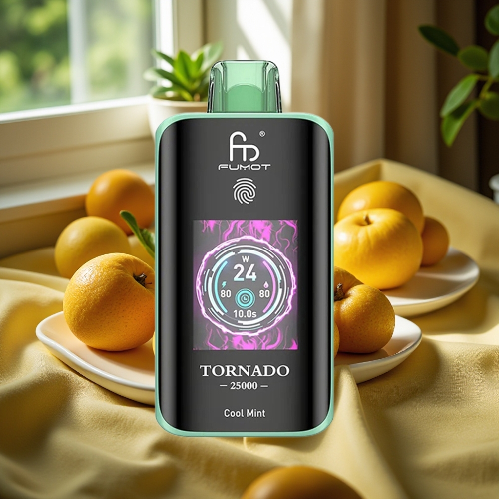 Fumot Tornado 25000 Puffs HD Screen Мента