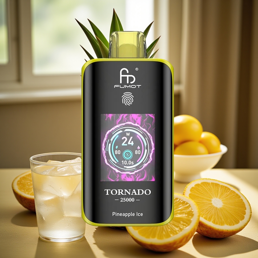 Fumot Tornado 25000 Пуфовa HD Екран Ананас Лед