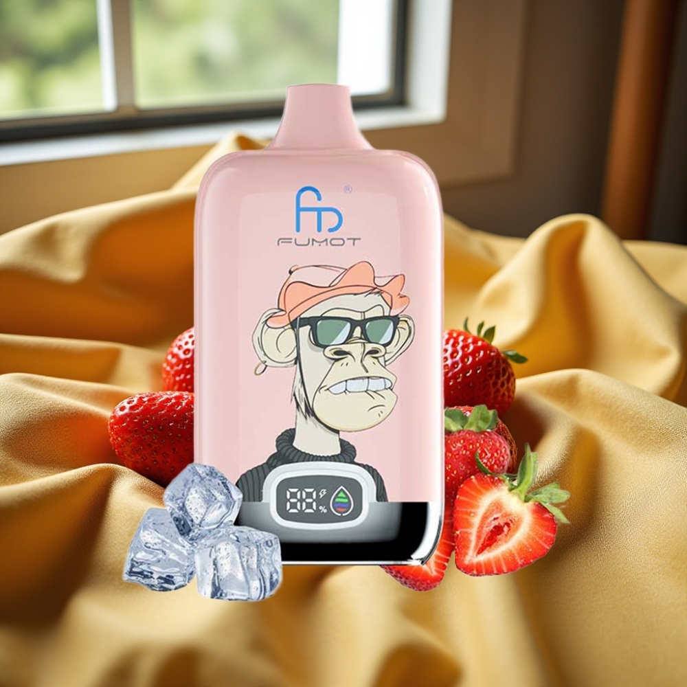 Fumot Tornado Digital Box 12000 Puffs Мрежева Намотка Ягодов Лед