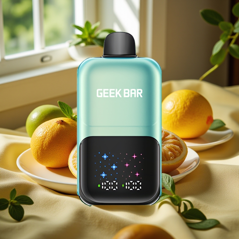 GEEK BAR 2GO 50000 Пуфа Две Серии 20мл Диспозейбъл Вейп Пен Хладен Ментов Лед