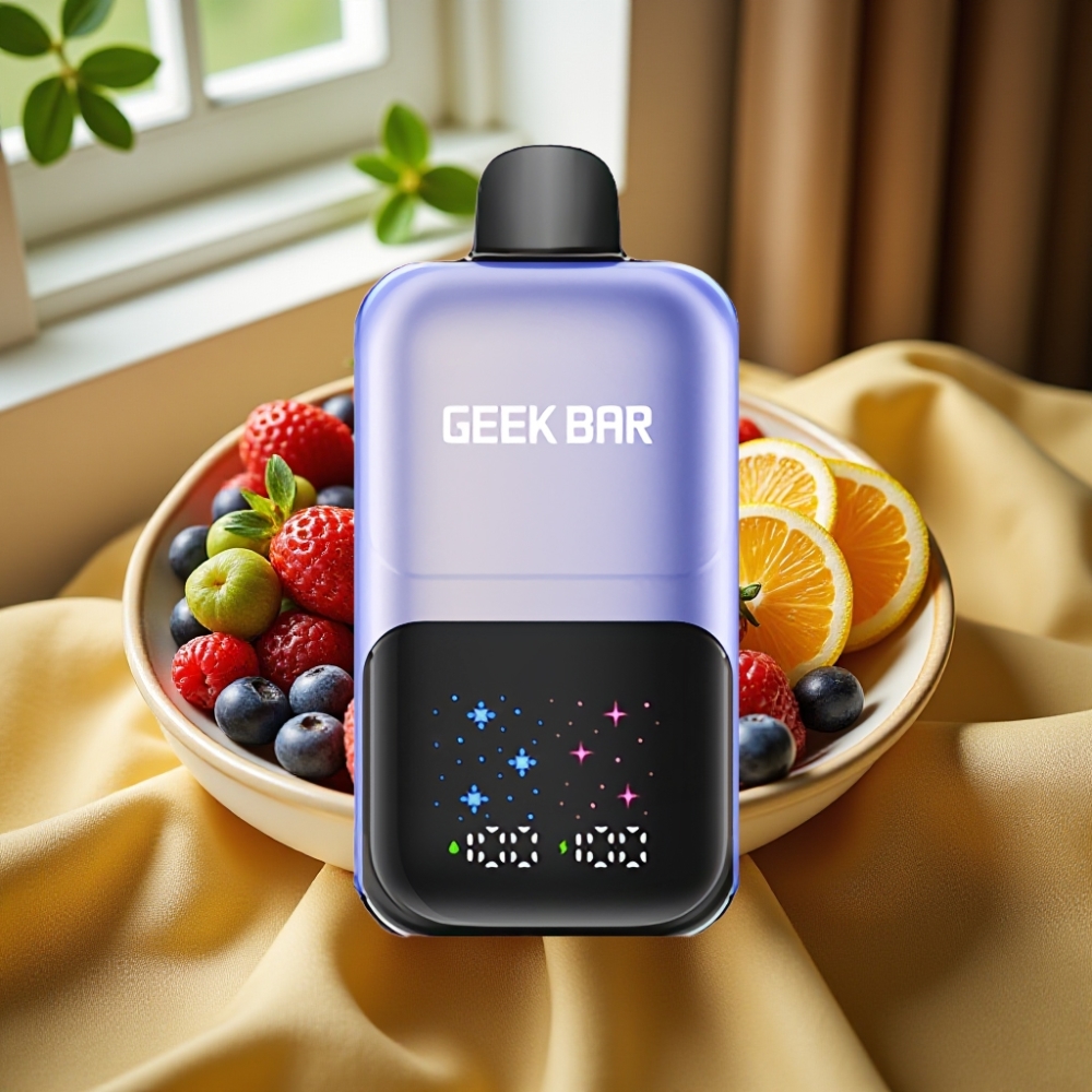 GEEK BAR 2GO 50000 Puffs 20мл Dual Tanks Ледени Смесени Ягоди