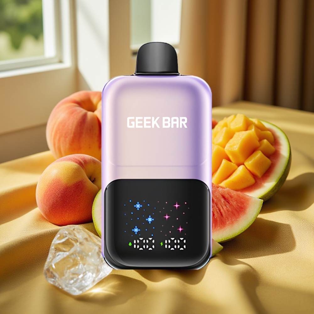 GEEK BAR 2GO 50000 Puffs Dual Tanks Peach Mango Диня Лед