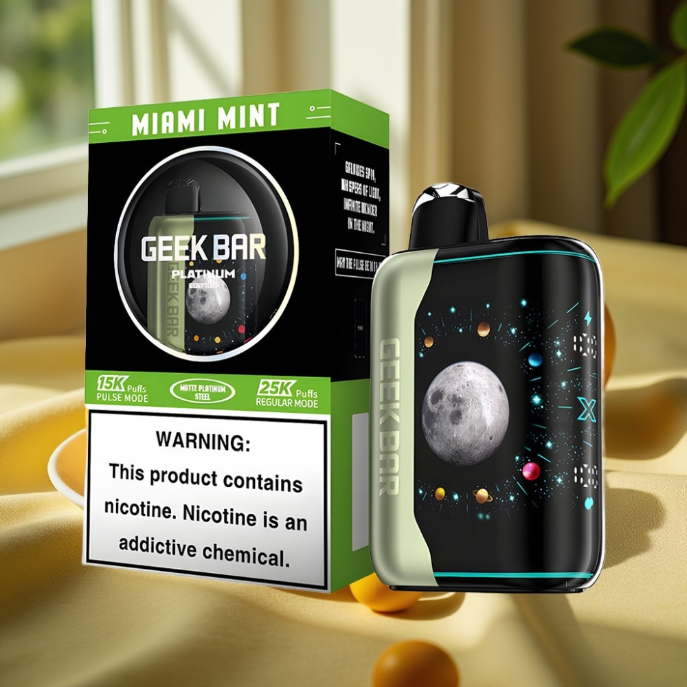 GEEK BAR Platinum Edition 25000 Пуфа Маями Мента USB-Type C