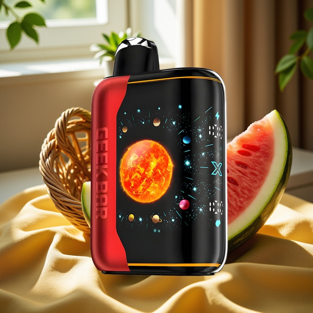 GEEK BAR Platinum Edition 25000 пуфа с USB-Type C зареждане Диня Лед