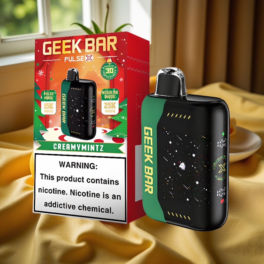 Geek Bar Pulse X 25000 Пуфове с USB Type-C и Dual Mesh Coil