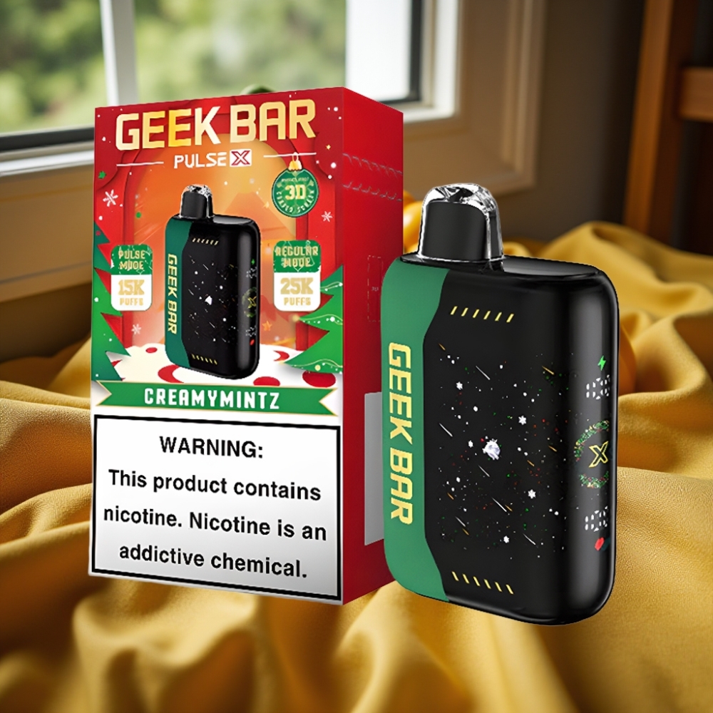 Geek Bar Pulse X 25000 Пуфове с USB Type-C и Dual Mesh Coil