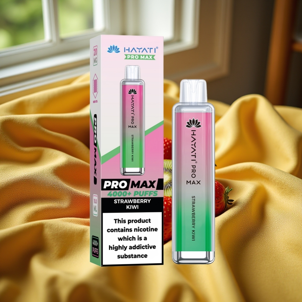 Hayati Pro Max 4000 Puffs Disposable Vape Ягода Киви Dual 1.1 Ohm