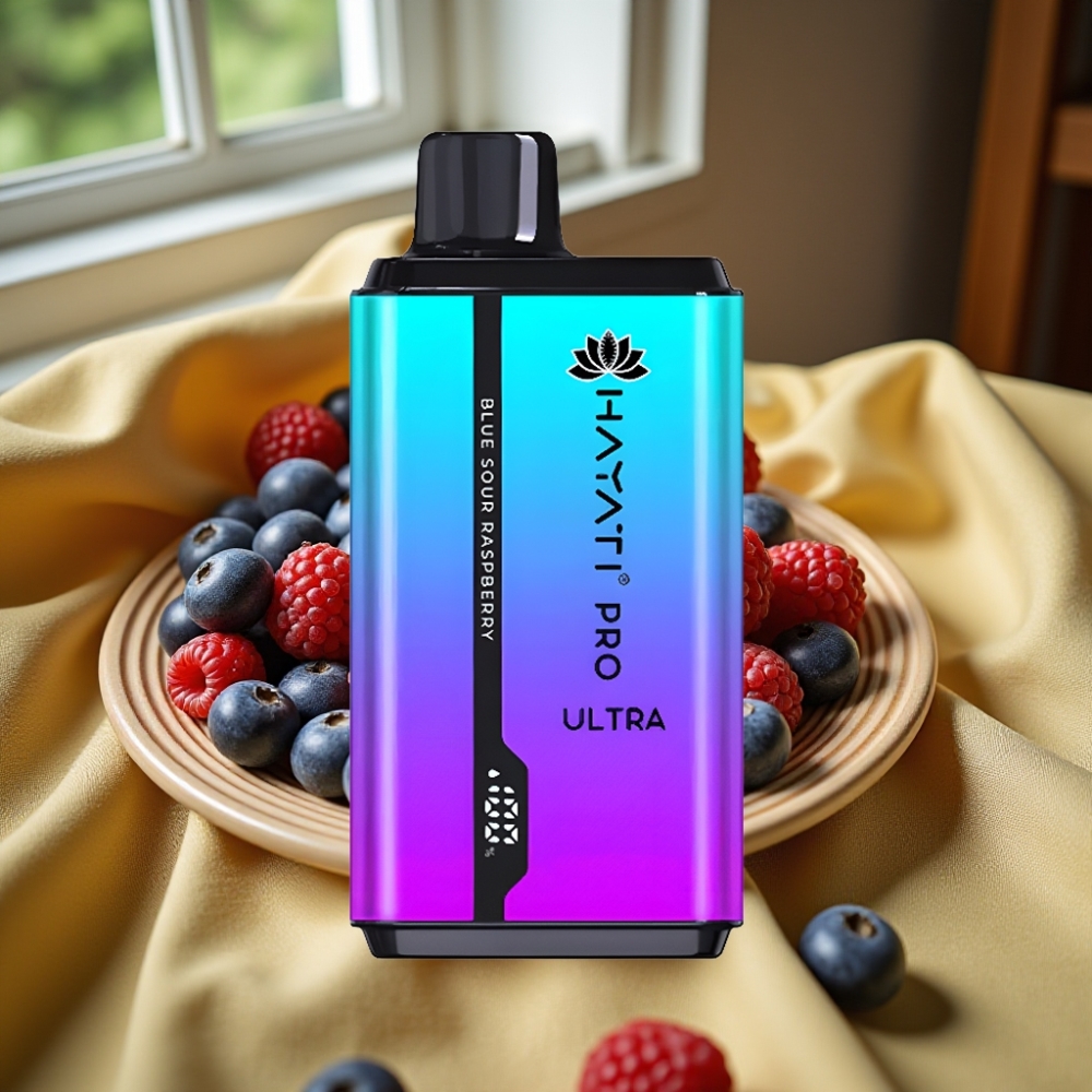 Hayati Pro Ultra 15000 Пуфове Синьо Кисел Малина 850mAh