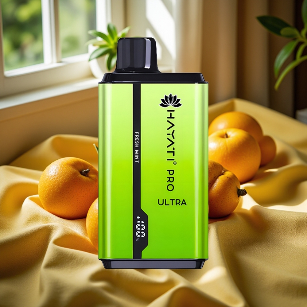 Hayati Pro Ultra 15000 Пуфса Батерия 850mAh Пряха Мента