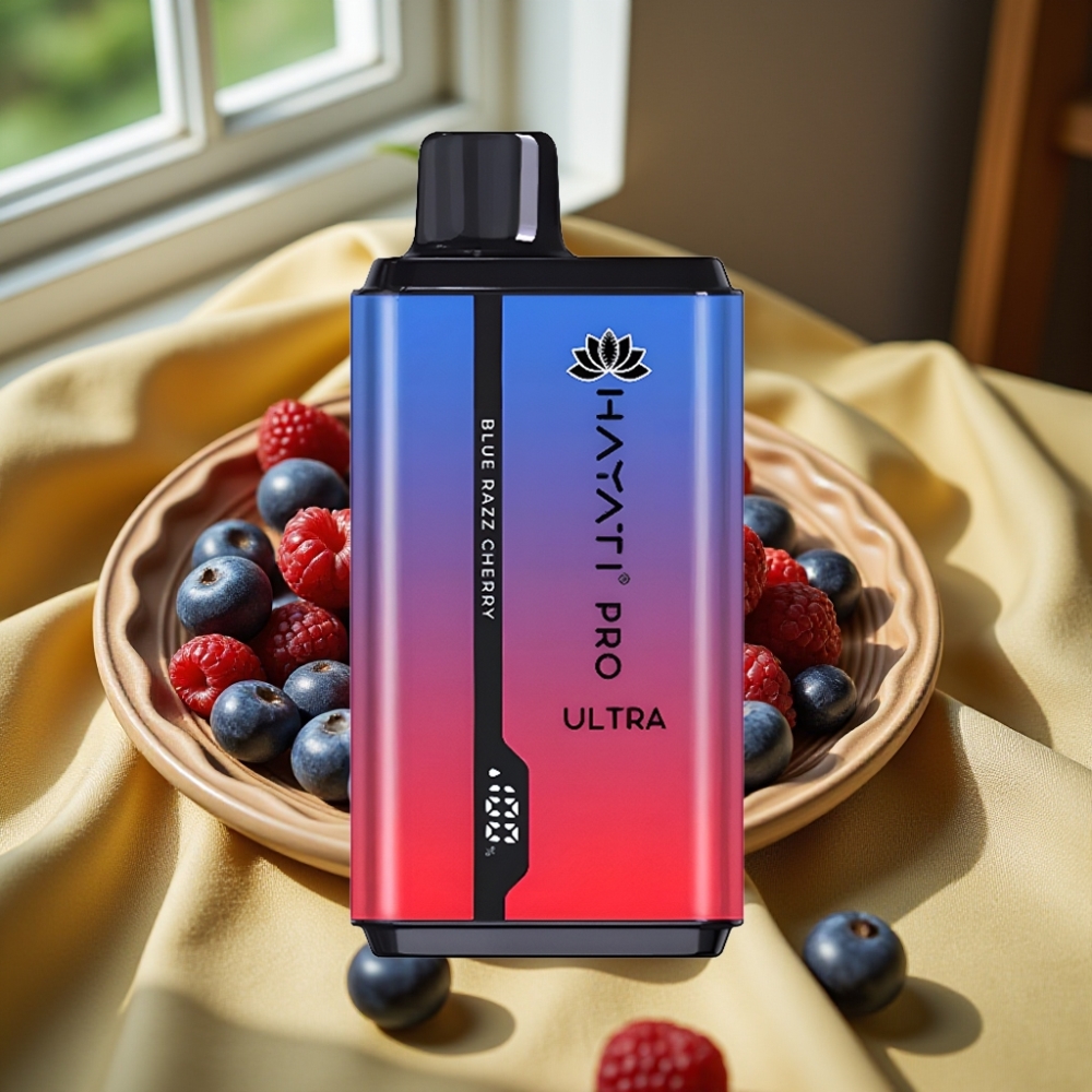 Hayati Pro Ultra 15000 Пуфове 850mAh Синя Малина Череша
