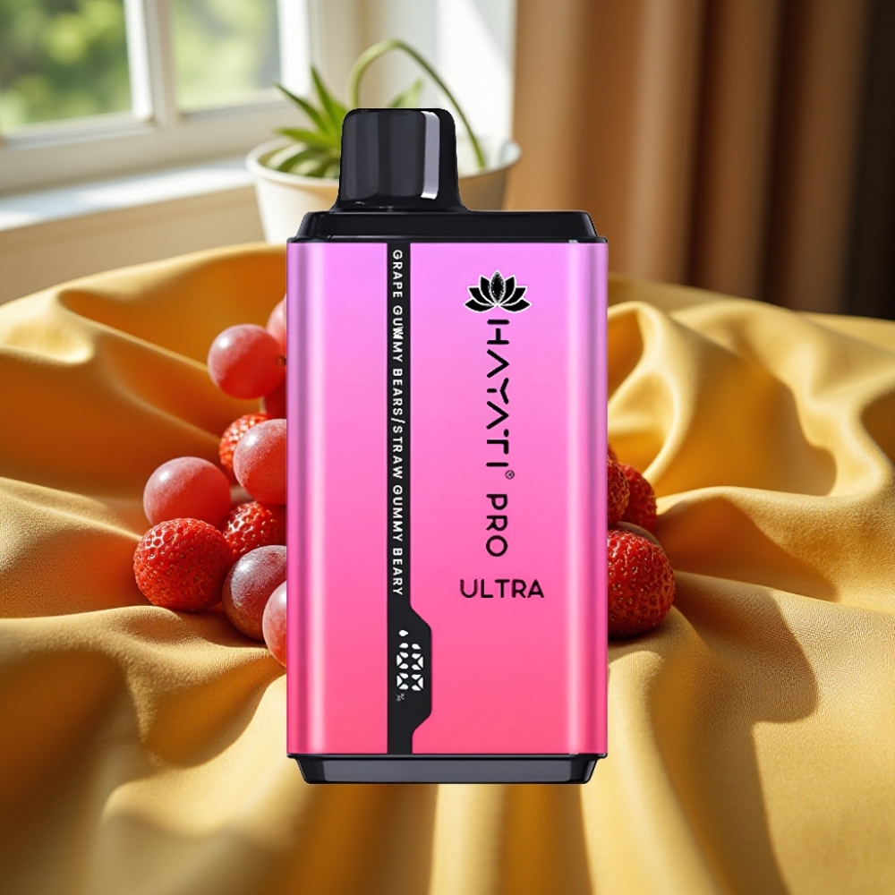 Hayati Pro Ultra 15000 Puffs 850mAh Гроздов Гумени Мечета Ягодови Гумени Мечета