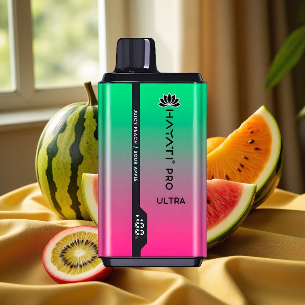 Hayati Pro Ultra 15000 Puffs 850mAh Диня Киви Пъшфрут