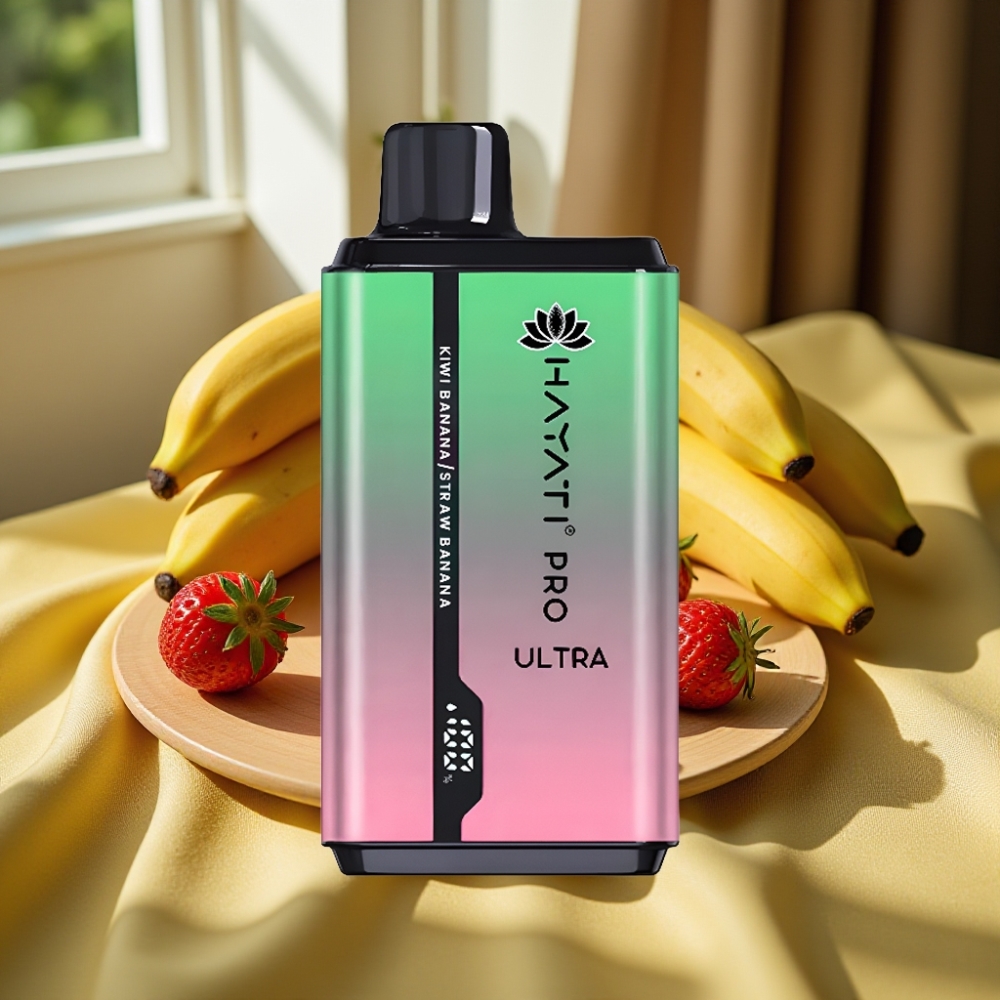 Hayati Pro Ultra 15000 Puffs 850mAh киви банан ягода банан