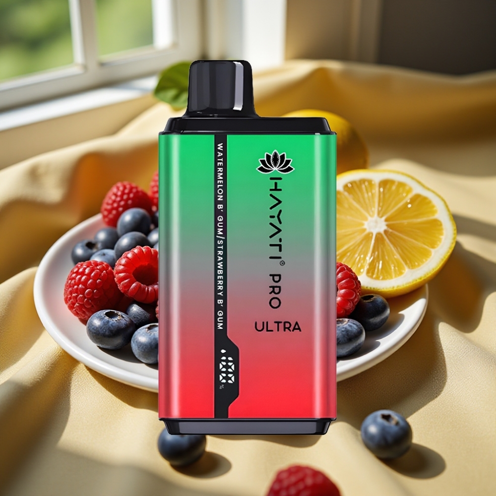 Hayati Pro Ultra 15000 Puffs 850mAh Боровинка Малина Череша Лимон & Боровинка