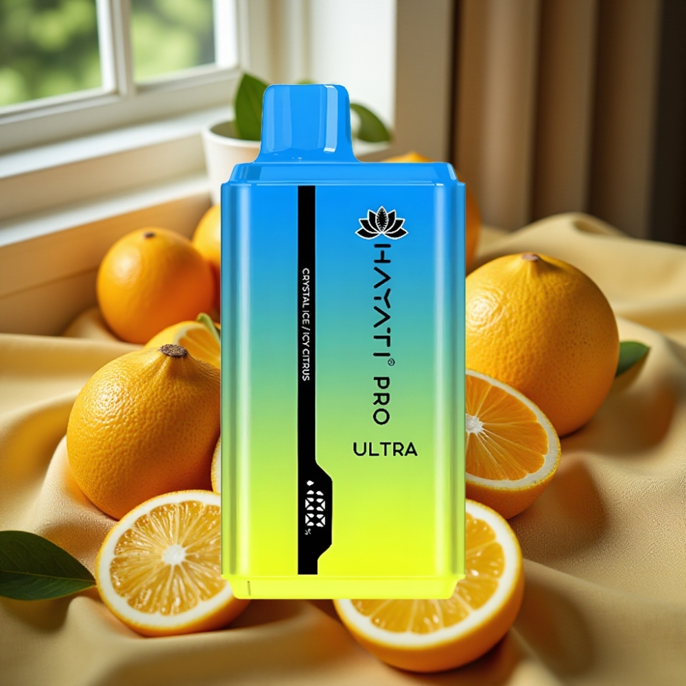 Hayati Pro Ultra 15000 Puffs 850mAh Кристален Леден Цитрус