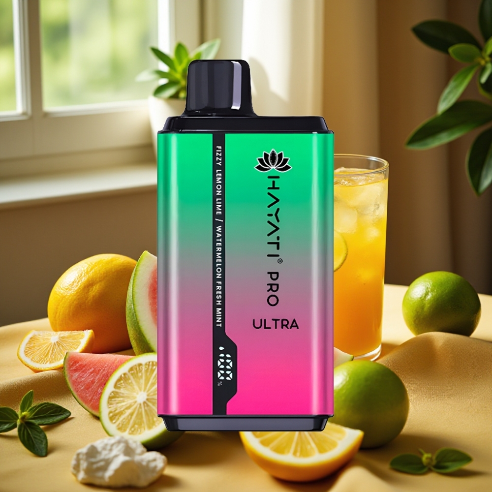 Hayati Pro Ultra 15000 Puffs 850mAh Лимонад & Диня Пряна Мента