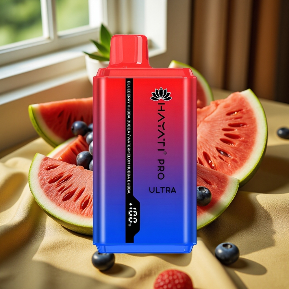 Hayati Pro Ultra 15000 Puffs 850mAh Боровинка Хъба Бъбба Диня Хъба Бъбба