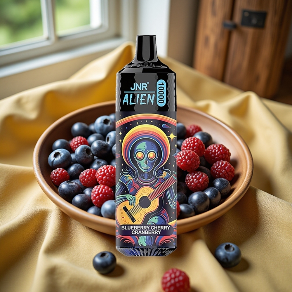 JNR Alien 10000 Puffs 850mAh Blueberry Cherry Cranberry