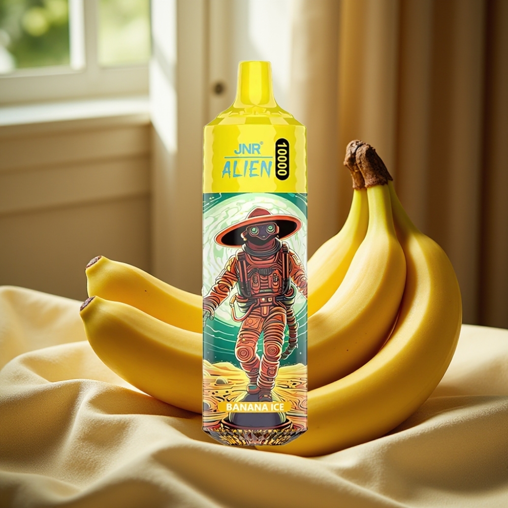 JNR Alien 10000 Puffs 850mAh Бананов лед