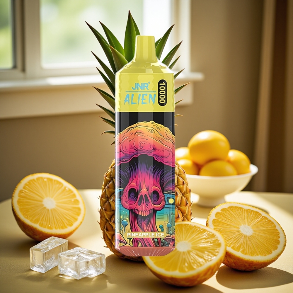 JNR Alien 10000 Puffs 850mAh Ананасов лед