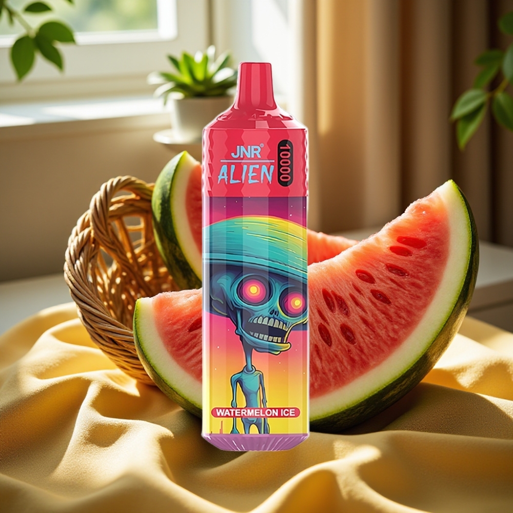 JNR Alien 10000 Puffs 850mAh Диня Лед