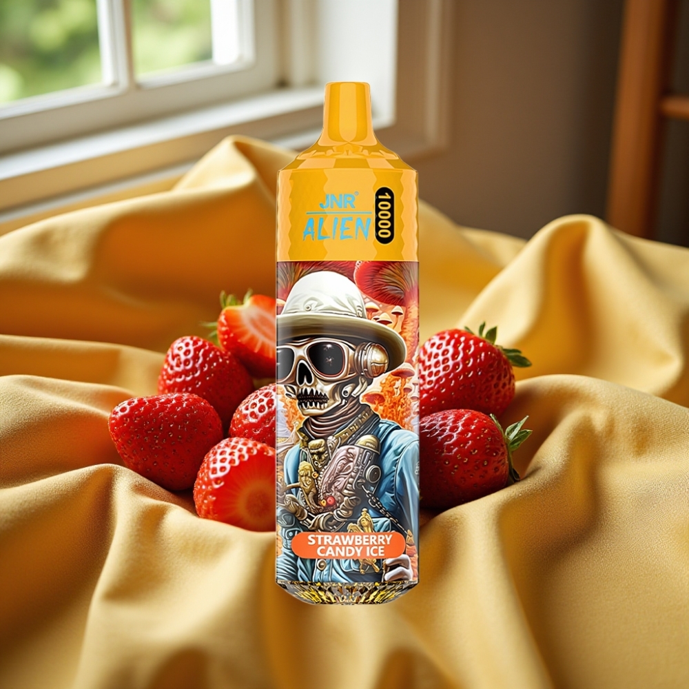 JNR Alien 10000 Puffs 850mAh LED Ягода Бонбон Лед