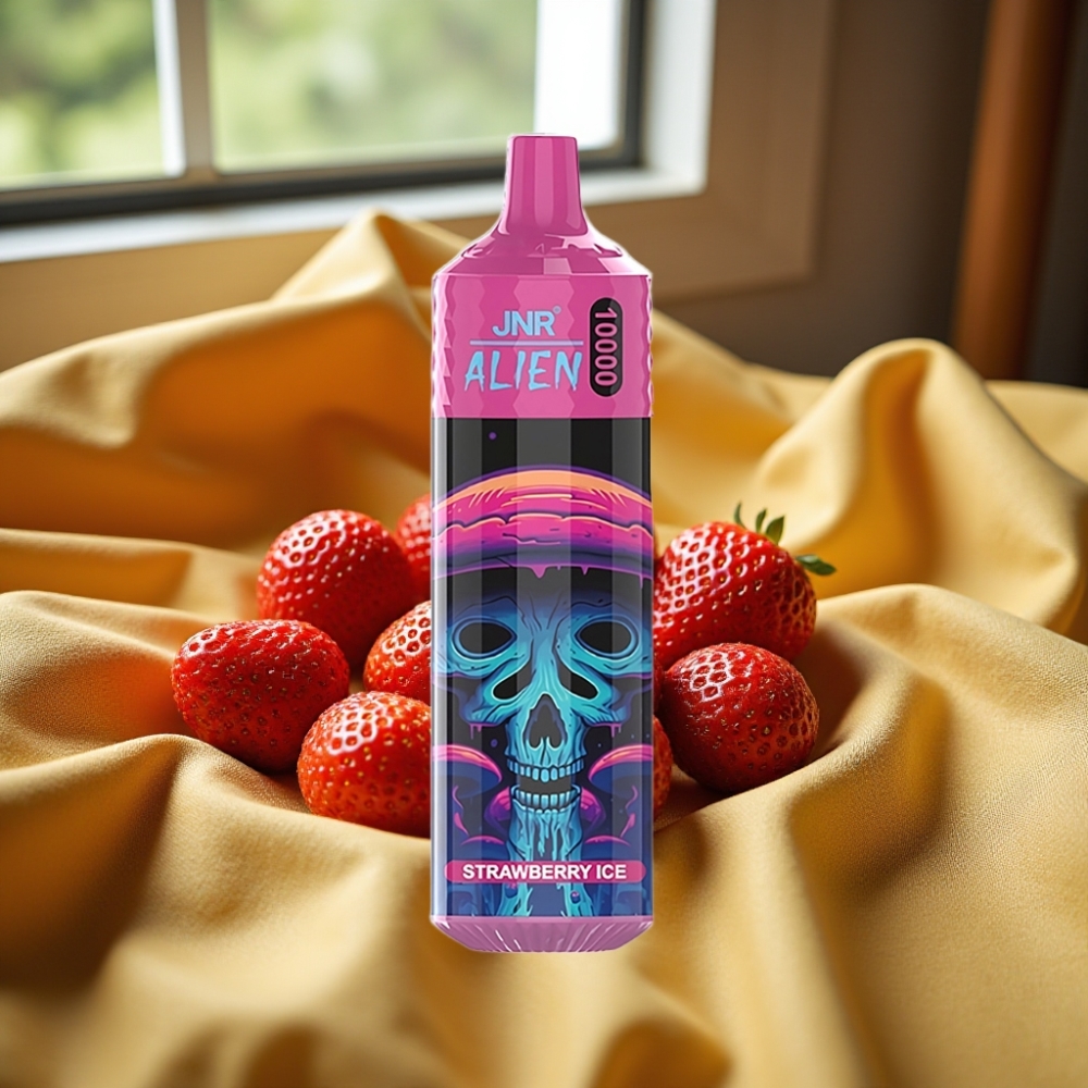 JNR Alien 10000 Puffs 850mAh LED Ягода Лед Ягодов сладолед