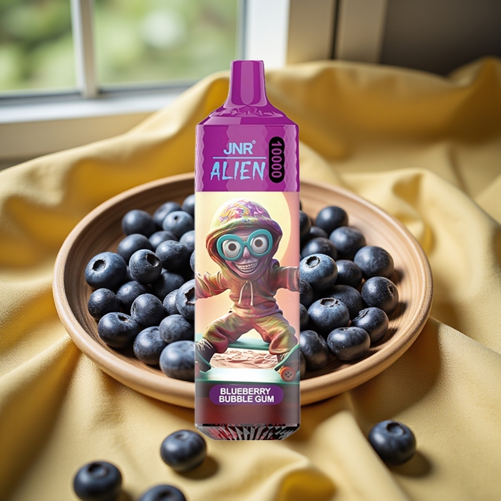 JNR Alien 10000 Puffs 850mAh LED Боровинково дъвка