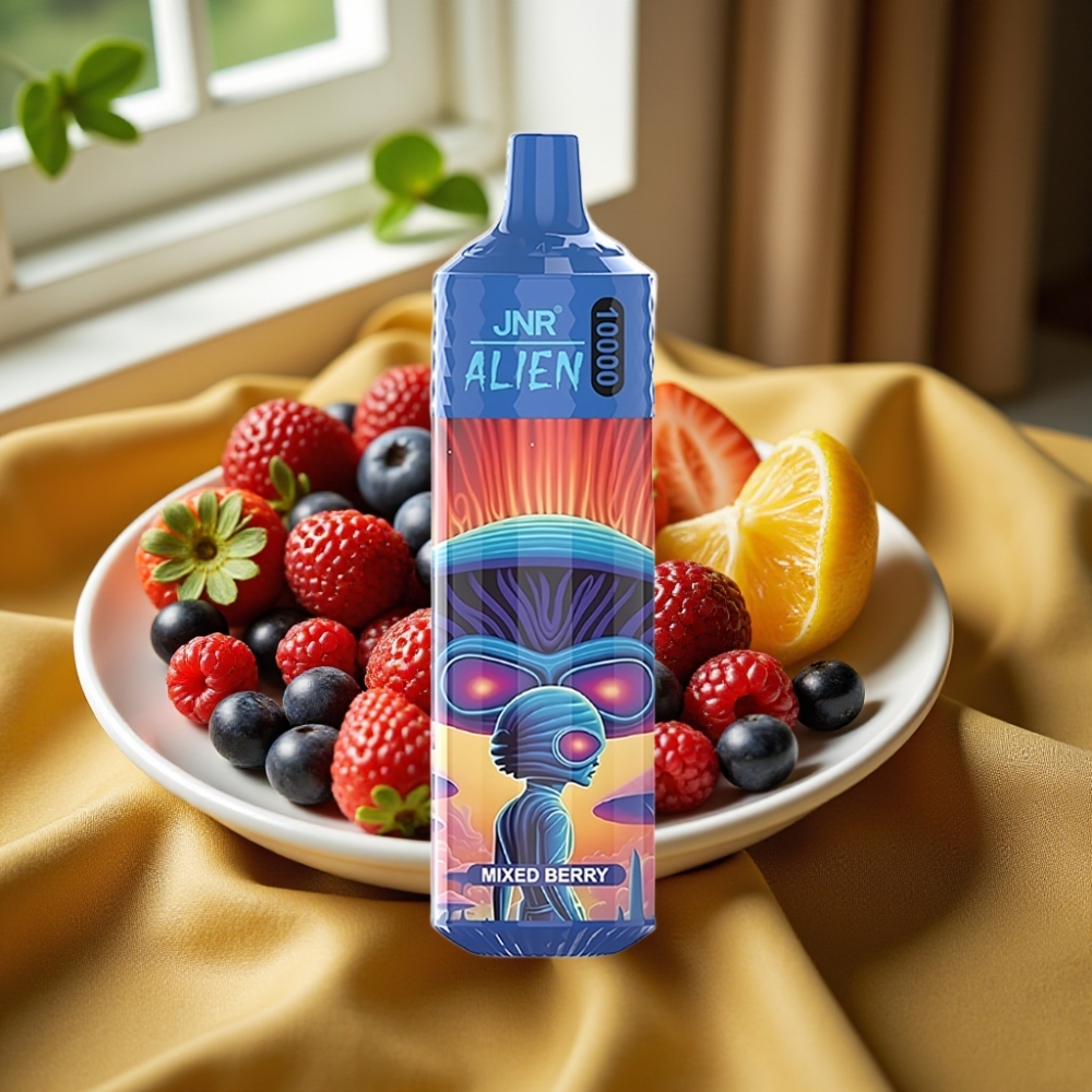 JNR Alien 10000 Puffs 850mAh LED Смесени Ягоди