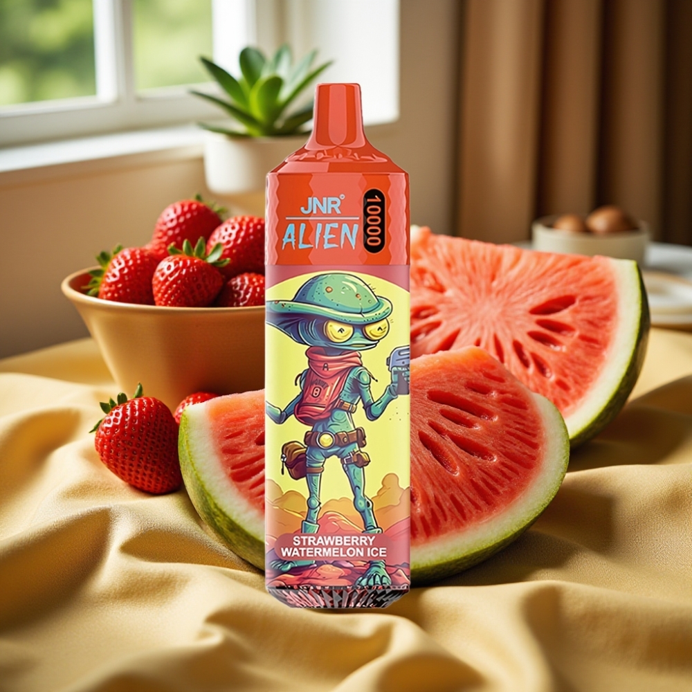 JNR Alien 10000 Puffs 850mAh LED Ягода Диня Лед