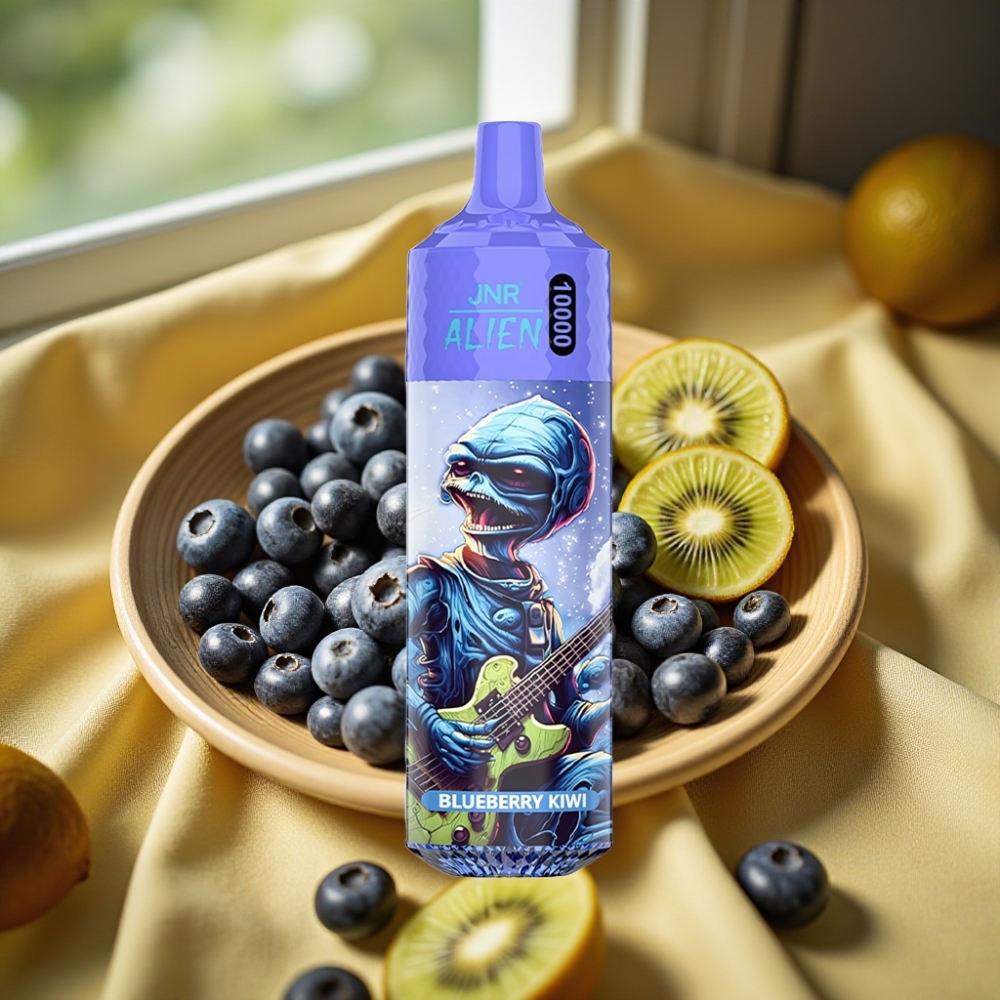 JNR Alien 10000 Puffs 850mAh LED Боровинка Киви