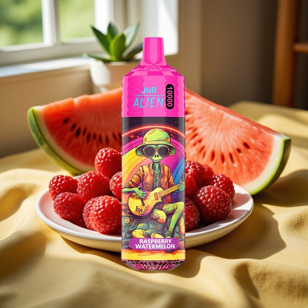 JNR Alien 10000 Puffs 850mAh RGB Малина Диня