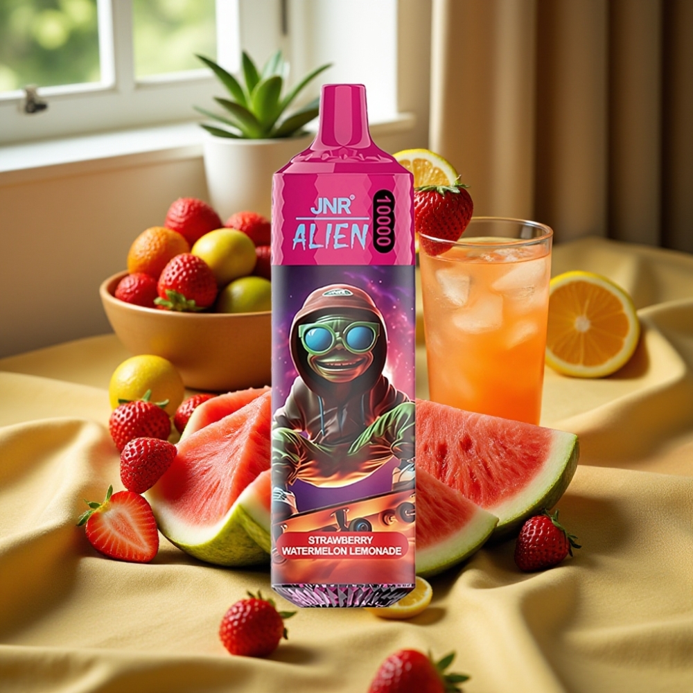 JNR Alien 10000 Puffs 850mAh RGB Ягода Диня Лимонада