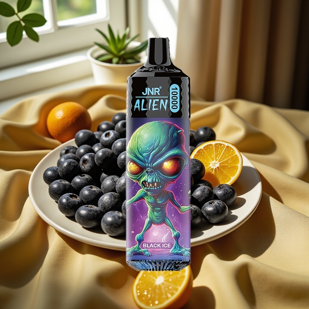 JNR Alien 10000 Puffs Black Ice 850mAh RGB LED